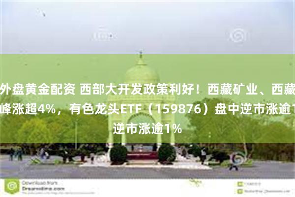 外盘黄金配资 西部大开发政策利好！西藏矿业、西藏珠峰涨超4%，有色龙头ETF（159876）盘中逆市涨逾1%