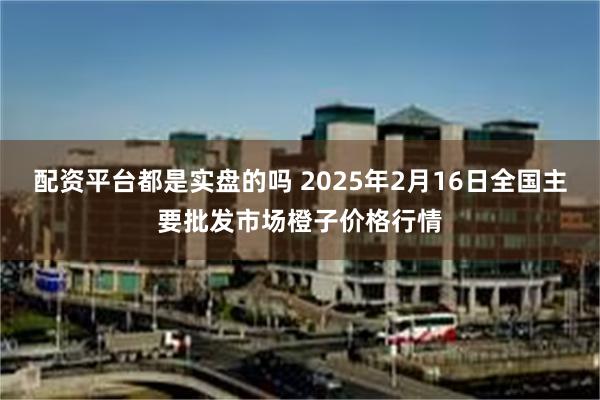 配资平台都是实盘的吗 2025年2月16日全国主要批发市场橙子价格行情