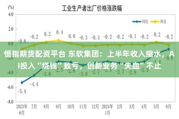 恒指期货配资平台 东软集团：上半年收入缩水，AI投入“烧钱”致亏，创新业务“失血”不止